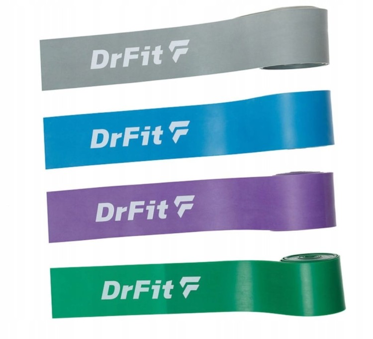 Taśma kompresyjna DrFit Floss Band niebieska