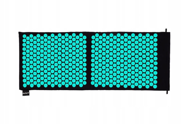 Mata do Akupresury z Igłami Duża 130cm Poduszka Wałek Masaż DrFit miętowa