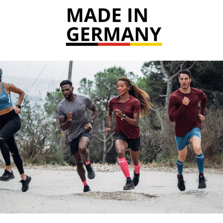 Skarpety kompresyjne długie męskie CEP Core RUN 5.0 XL V białe/niebieskie