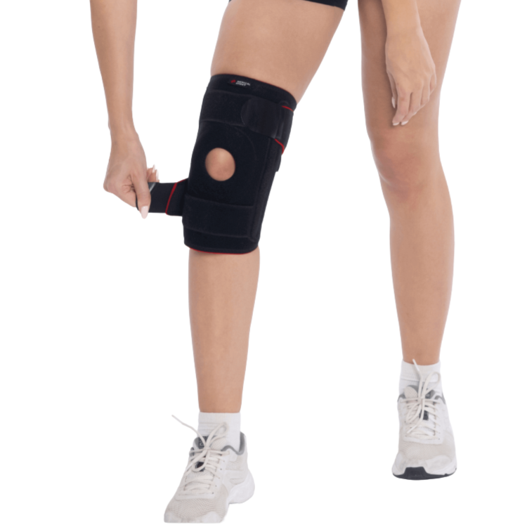 Stabilizator na kolano z usztywniającymi fiszbinami uniwersalny