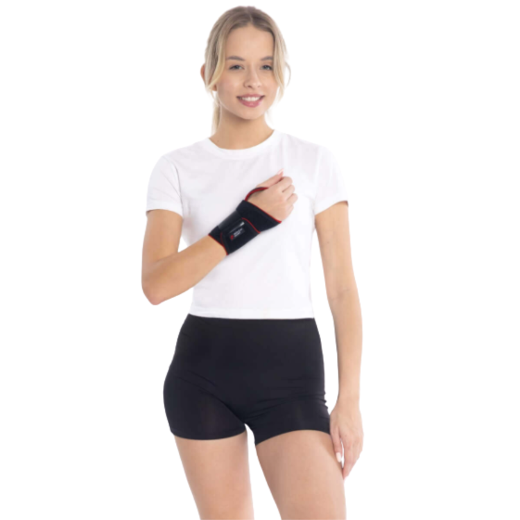 Stabilizator owijany nadgarstka rozmiar uniwersalny MSupport Red