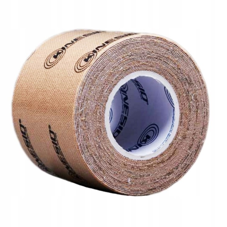 Taśma do kinesiotapingu Kinesio 5 cm x 4 m beże i brązy