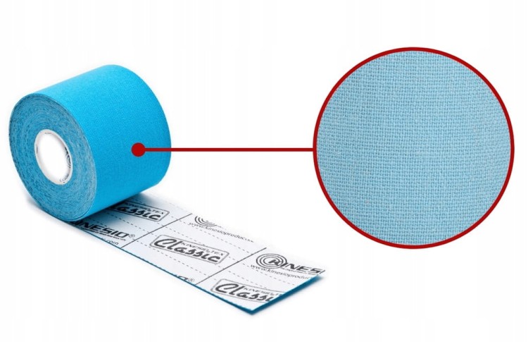 Taśma do kinesiotapingu Kinesio 5 cm x 4 m beże i brązy