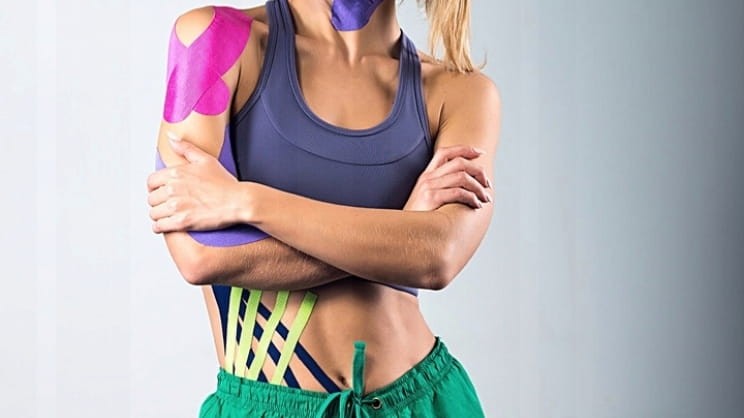 Taśma do kinesiotapingu PINO 7,5 cm x 5 m czarna