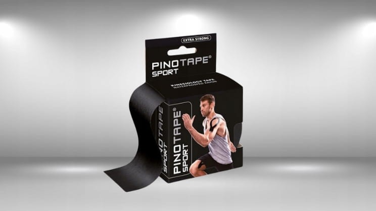Taśma do kinesiotapingu PINO 7,5 cm x 5 m czarna
