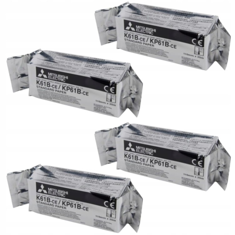 Papier USG K61B-ce VIDEOPRINTER MITSUBISHI ELECTRIC 110 mm x 20 m
