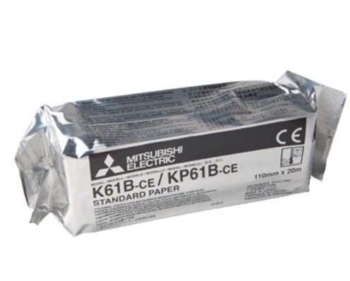 Papier USG K61B-ce VIDEOPRINTER MITSUBISHI ELECTRIC 110 mm x 20 m