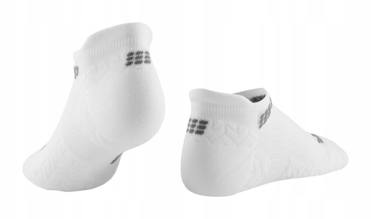 Skarpety kompresyjne damskie sportowe CEP Ultralight no show białe S 34-37