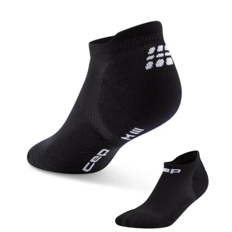 Skarpety kompresyjne męskie stopki no show  CEP CORE RUN czarne L IV 42-45