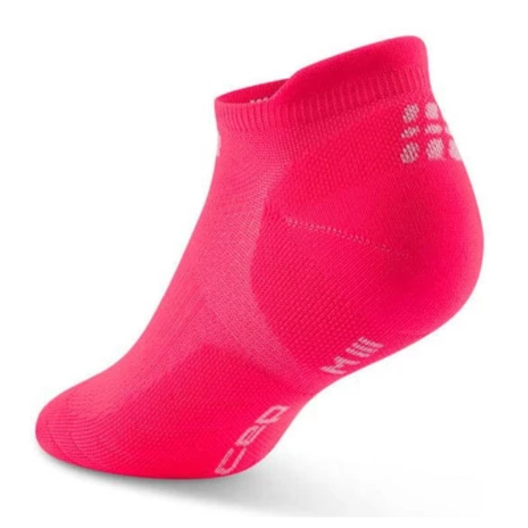 Skarpety kompresyjne męskie stopki no show  CEP CORE RUN różowe  XL V 45-48+