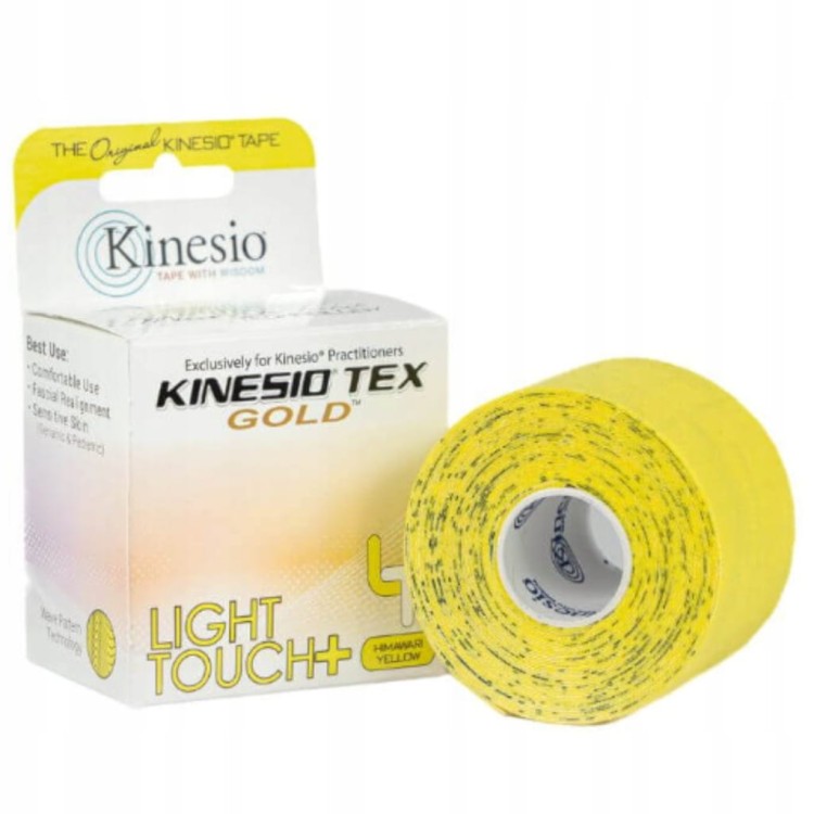 Taśma do kinesiotapingu Kinesio 5 cm x 5 m niebieski delikatna skóra