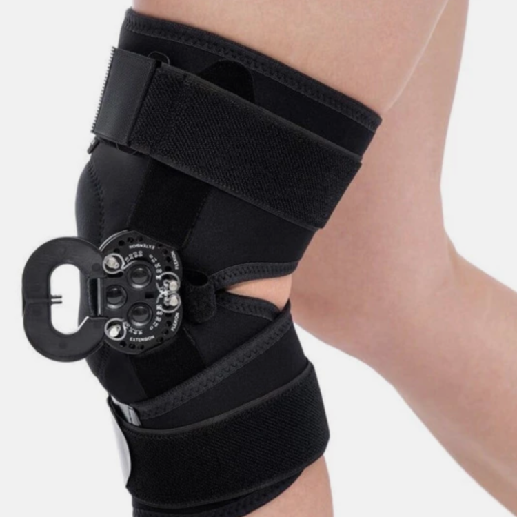 Stabilizator na kolano zegarowy z regulacją kąta zgięcia XXL MSupport