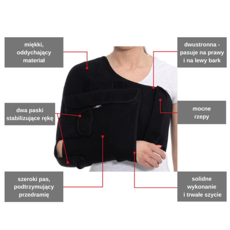 Kamizelka na ramię i bark typu Desaulta prawa/lewa XXL