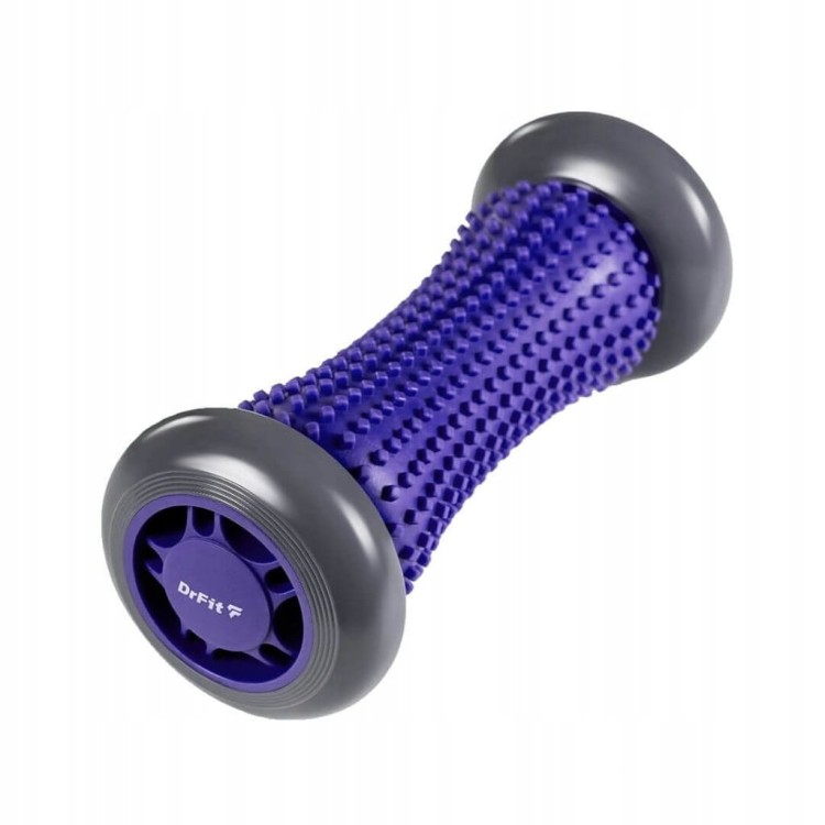 Wałek do Masażu Roller Masażer Sensoryczny Fioletowy 17 cm DrFit