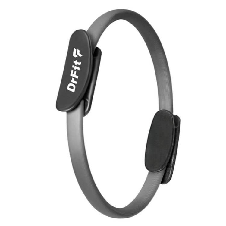 Ring do pilatesu obręcz do jogi szary średnica 36 cm DrFit