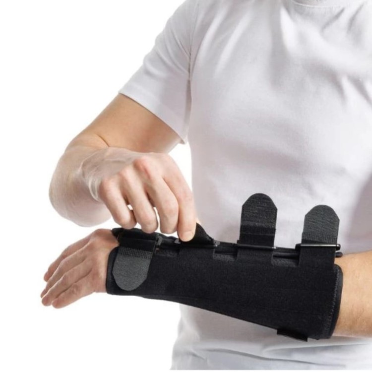 Stabilizator nadgarstka z szyną rozmiar XL lewa Msupport