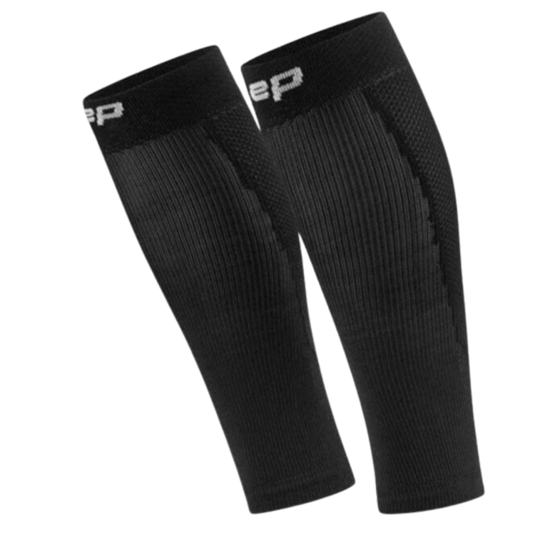 Opaski kompresyjne damskie na łydki  CEP CORE RUN  żółte II