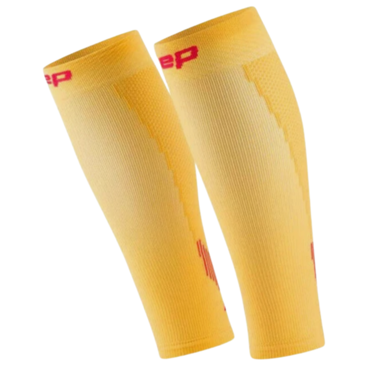 Opaski kompresyjne damskie na łydki  CEP CORE RUN  biało-niebieskie  II