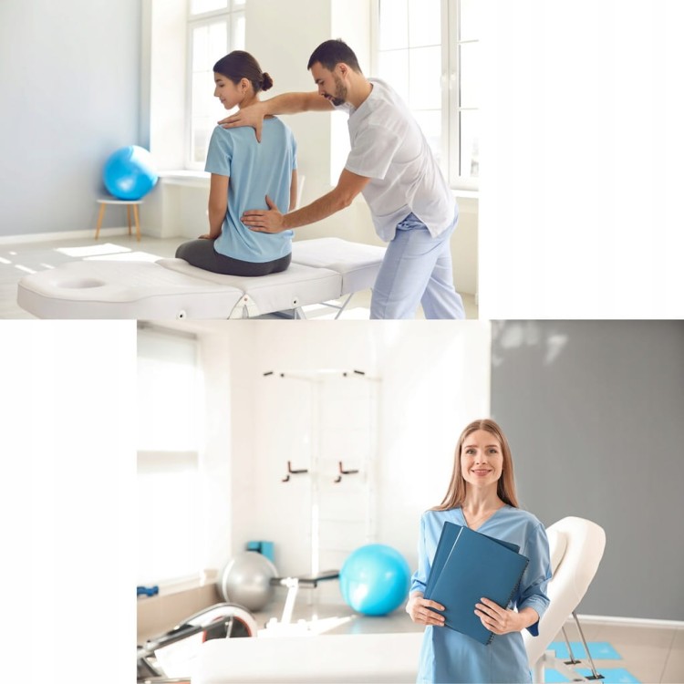 Spódnica dla pacjenta niebieska uniwersalna na gumkę 10 szt. 30g 60 cm