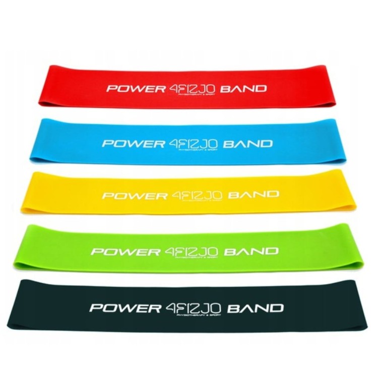 Zestaw 5 taśm MINI POWER BAND 4FIZJO