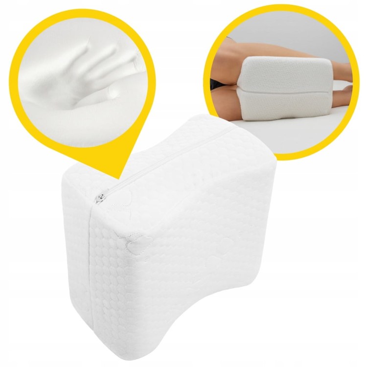 PODUSZKA ORTOPEDYCZNA POD NOGI MIĘDZY KOLANA KLIN