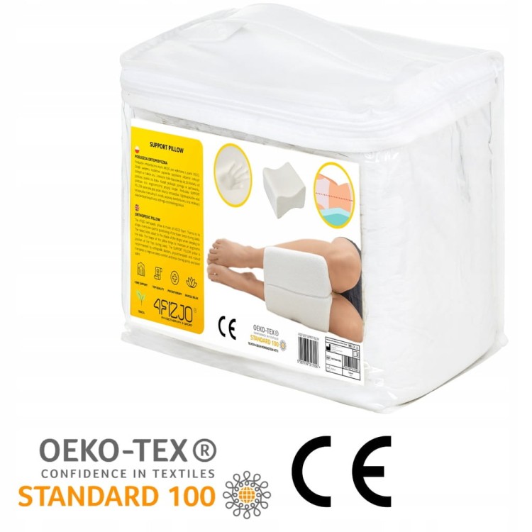 PODUSZKA ORTOPEDYCZNA POD NOGI MIĘDZY KOLANA KLIN