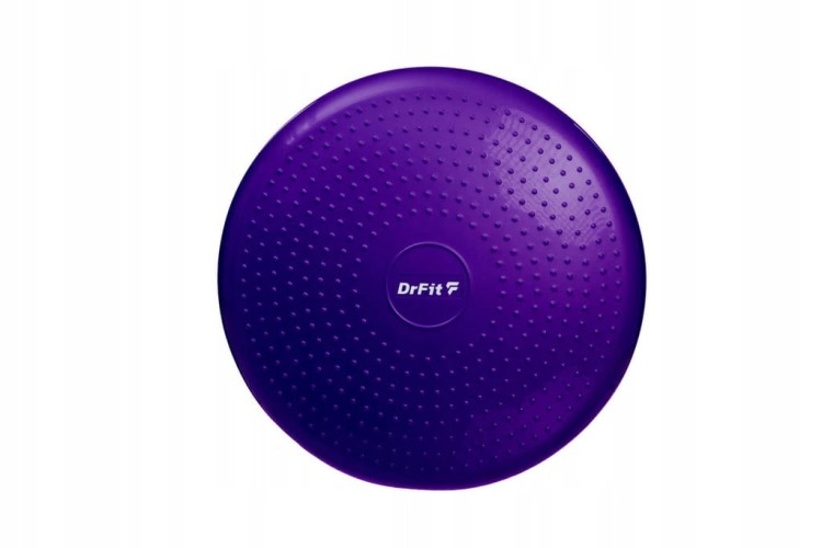 Poduszka balansowa wypustkami sensorycznymi z pompką ø 33 cm fioletowa