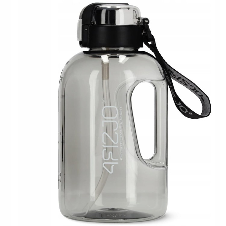 Butelka sportowa z tritanu 4FIZJO 2000 ml szara