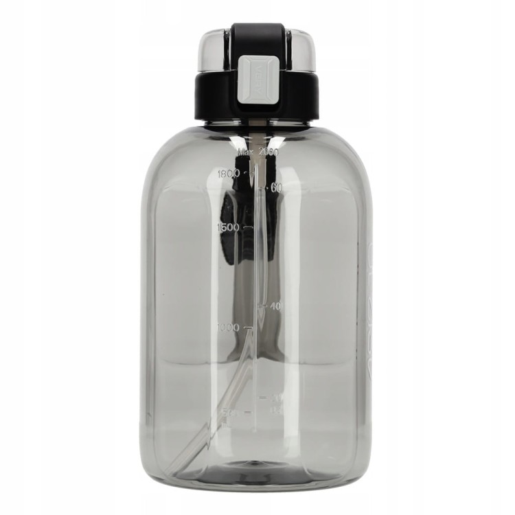 Butelka sportowa z tritanu 4FIZJO 2000 ml szara