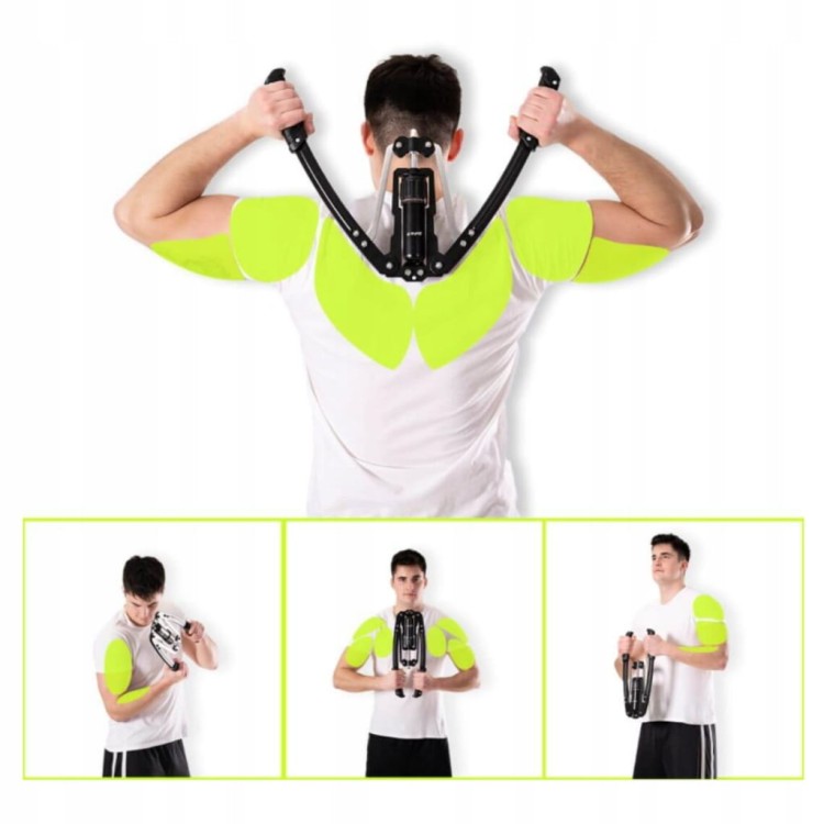 Ekspander Regulowany 10-200kg Ściskacz Hydrauliczny Trenażer do Ćwiczeń Rąk