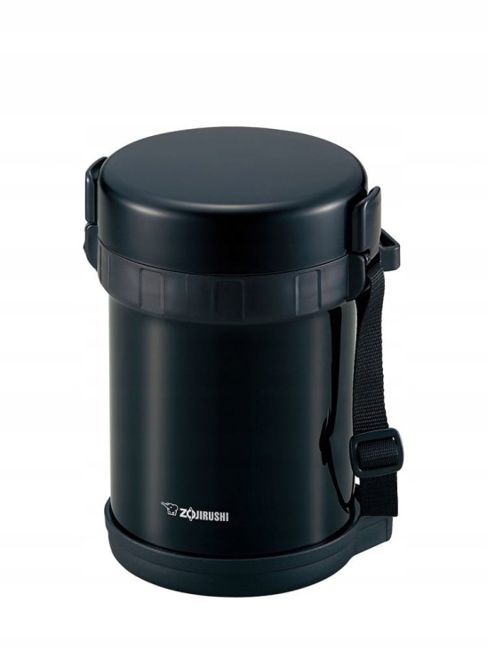 Termos Zojirushi obiadowy SL-GH18-BA 1,27 l 3 cz. czarny