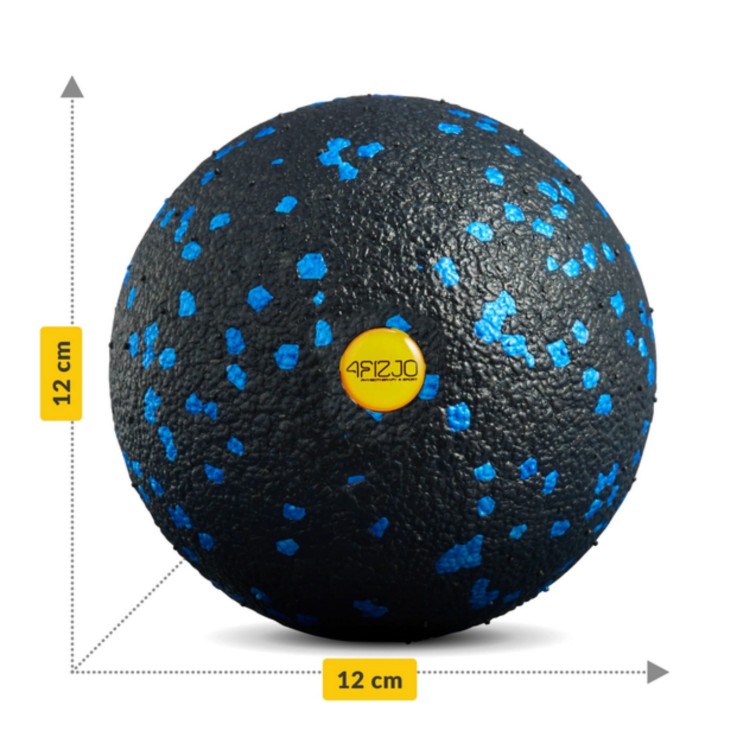 Piłka do masażu EPP 12 cm niebieska 4FIZJO