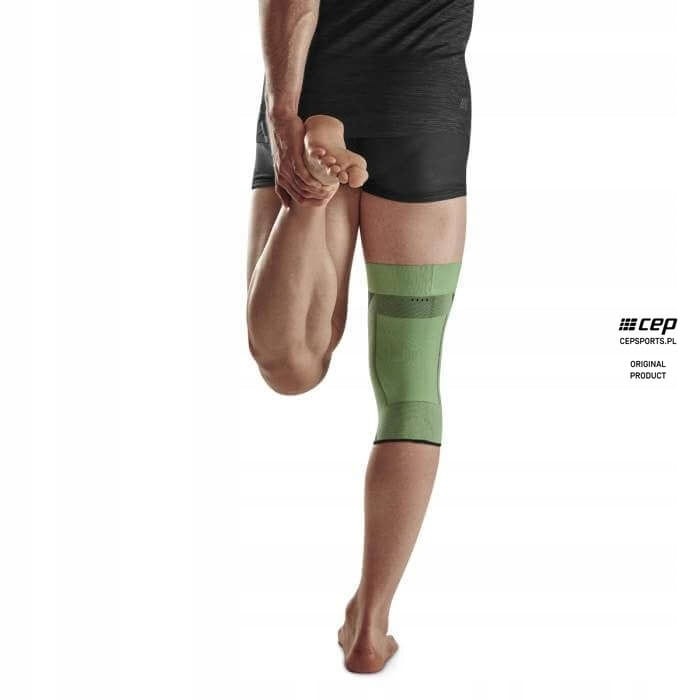 Opaska kompresyjna na kolano Cep XL, zielona wspomaga regenerację