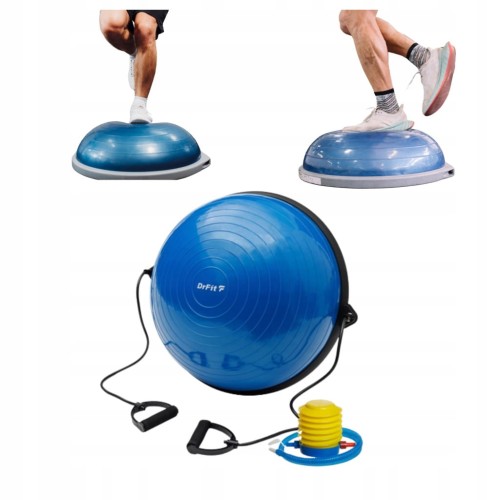 Platforma do balansowania półpiłka trener równowagi z rączkami