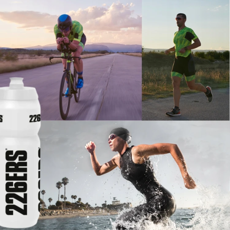 Bidon rowewrowy sportowy 226ers 750ml ultralekki siłownia biały