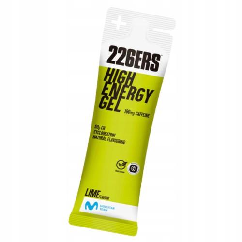 ŻEL ENERGETYCZNY HIGH ENERGY GEL 226ERS lime CYKLODEKSTRYNA KOFEINA 76g