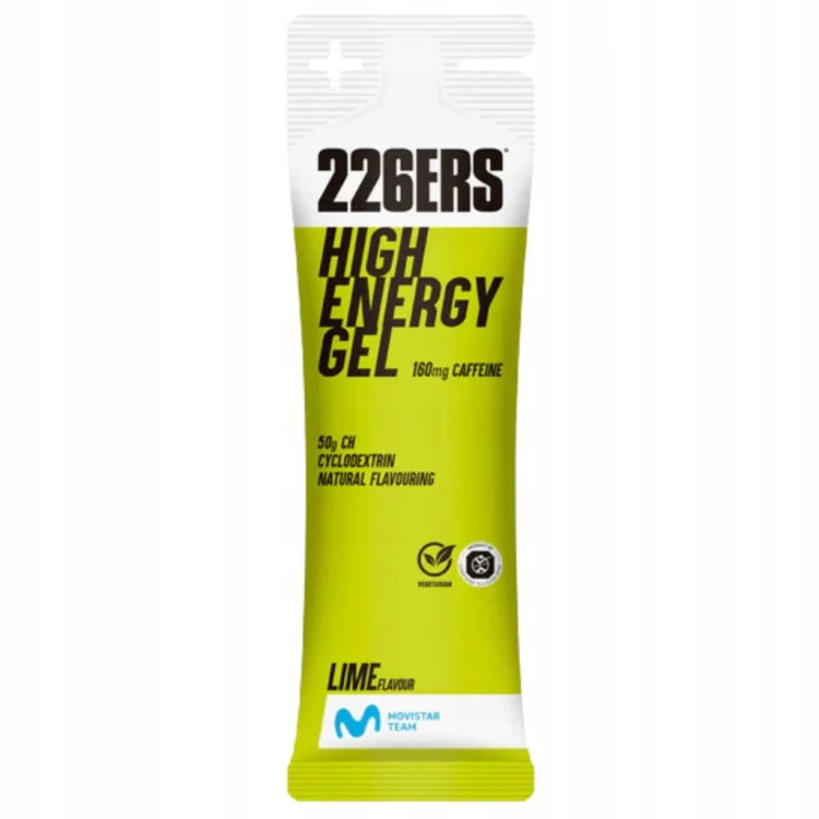ŻEL ENERGETYCZNY HIGH ENERGY GEL 226ERS lime CYKLODEKSTRYNA KOFEINA 76g