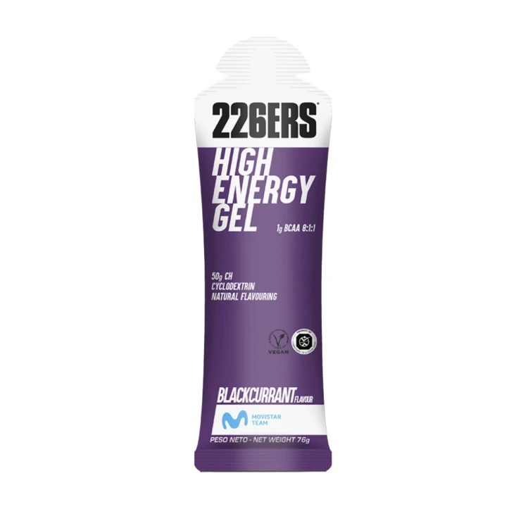Żel Energetyczny HIGH ENERGY BCAA Porzeczka 76g 226ers Bieganie Rower