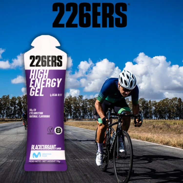 Żel Energetyczny HIGH ENERGY BCAA Porzeczka 76g 226ers Bieganie Rower