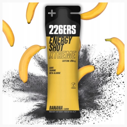 226ERS Energy Shot Stick 60ml Kofeina 250mg BANANA Przedtreningówka Moc