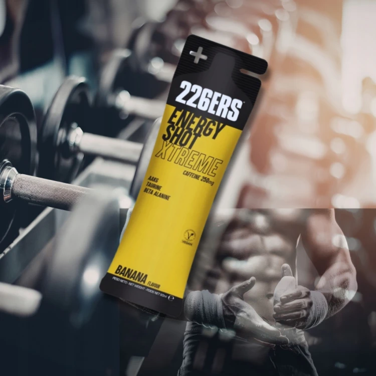 226ERS Energy Shot Stick 60ml Kofeina 250mg BANANA Przedtreningówka Moc