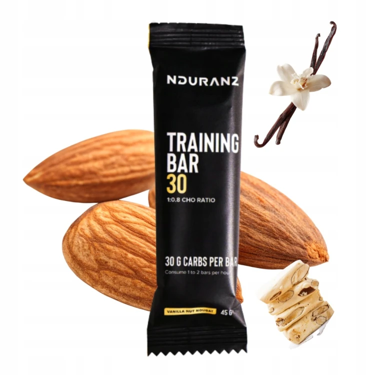 Baton Energetyczny NDURANZ Training Bar VANILLA NUT NOUGAT 45g