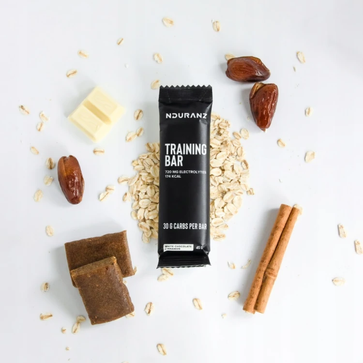 Baton Energetyczny NDURANZ Training Bar Biała Czekolada Cynamon 45 g