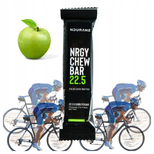 Carbo batony NDURANZ Nrgy Chew Bar Apple smak jabłkowy 30 g 1 szt.
