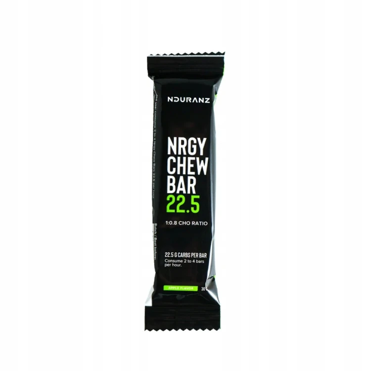 Carbo batony NDURANZ Nrgy Chew Bar Apple smak jabłkowy 30 g 1 szt.