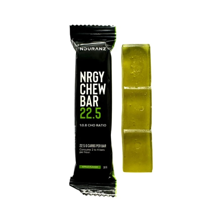 Carbo batony NDURANZ Nrgy Chew Bar Apple smak jabłkowy 30 g 1 szt.