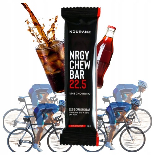 Carbo batony NDURANZ Nrgy Chew Bar Cola smak cola 30 g 1 szt.