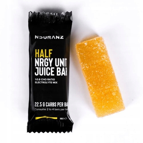 Carbo batony NDURANZ Half Nrgy Unit Juice Bar smak cytrynowy 28 g 1 szt.