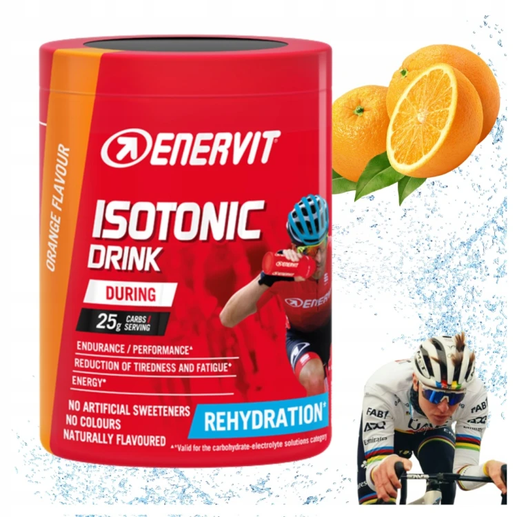Izotonik proszek Enervit isotonic drink smak pomarańczowy 420 g 1 szt.