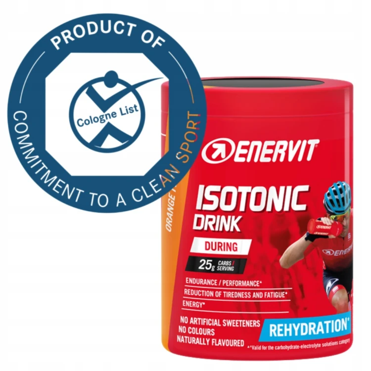 Izotonik proszek Enervit isotonic drink smak pomarańczowy 420 g 1 szt.
